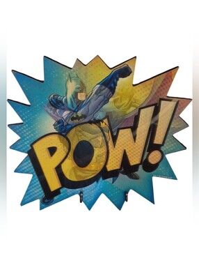DC Comics Batman POW! Lenticular Wall Decor Sign - NWT